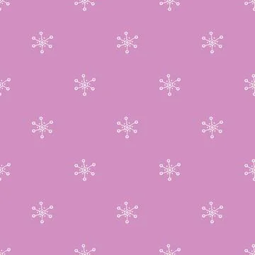 Snowflakes pattern Illustrazione stock