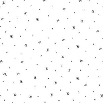 Snowflakes pattern Stock Illustration