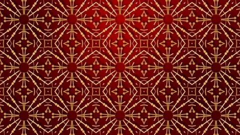 Snowflakes Pattern mandala animated background for motion graphics. 스톡 동영상 99460561