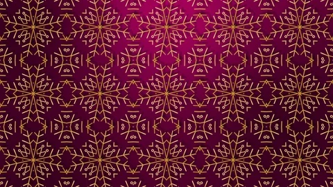 Snowflakes Pattern mandala animated background for motion graphics. 스톡 동영상 99460619