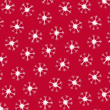 Snowflakes pattern, New Year, Christmas. Festive christmas background Stock Illustration