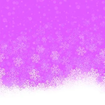 Snowflakes Pattern. Winter Christmas Decorative Texture イラスト素材