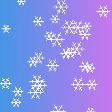 Snowflakes pattern winter design abstract background Stock Illustration