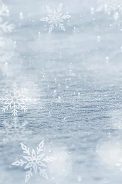 Snowflakes patterned on background Stock Photos