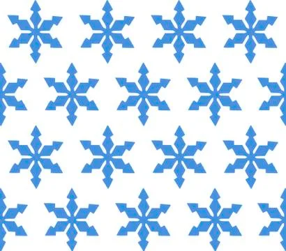 Snowflakes, patterns, background, illustration, full frame Stock Illustration