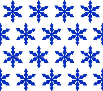 Snowflakes, patterns, background, illustration, full frame Stock Illustration