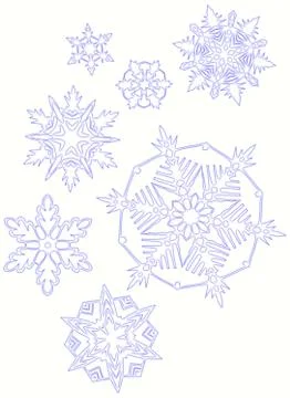 Snowflakes Stock Photos