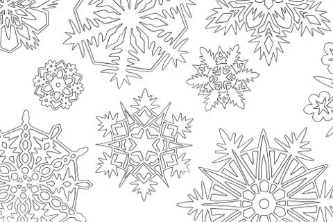 Snowflakes Stock Photos