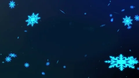Snowflakes randomly sypyatsya Stock Footage 83647177