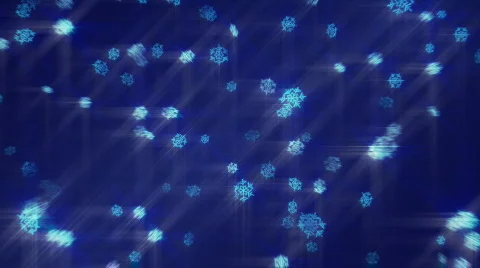Snowflakes - seamless loop Stock-Footage 538123