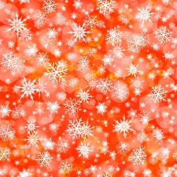 Snowflakes seamless pattern background vector Stock Illustration