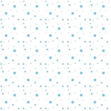 Snowflakes seamless pattern. Snow falls background. Vector illustration. Stock Illustration