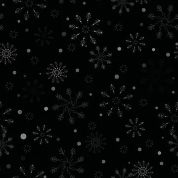 Snowflakes seamless pattern. Snow falls background. Symbol winter, Merry Chri Stock Illustration