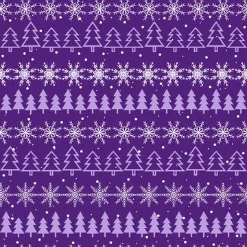 Snowflakes. Seamless pattern. Snow, snowfall, falling scattered white snowfla Stock Illustration