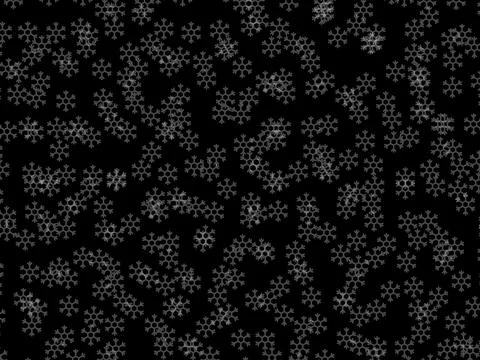 Snowflakes shape background texture shape Stock Illustration