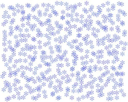 Snowflakes shape background texture shape Stock Illustration