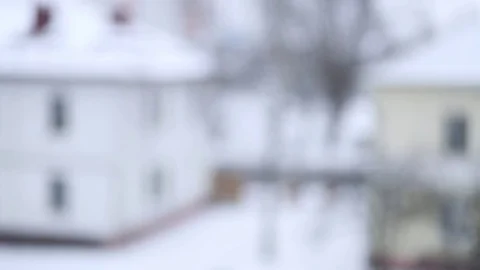 Snowflakes smoothly fall for bakground Stock Footage 70369561