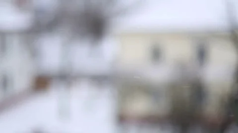 Snowflakes smoothly fall for bakground Stock Footage 70369574