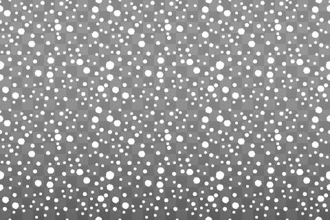 Snowflakes, snow background. Vector illustration in flat design Stock Illustration