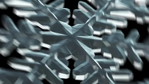 Snowflakes sweeping across frame Stock Footage 303661997