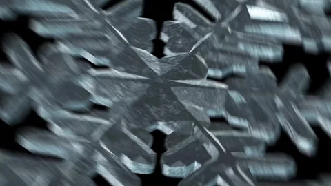 Snowflakes sweeping across frame Stock Footage 303661999