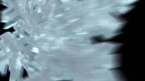 Snowflakes sweeping across frame Stock Footage 303662010