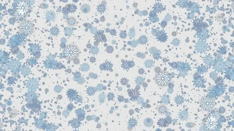 Snowflakes transition on alpha background in 4K Stock Footage 237683389