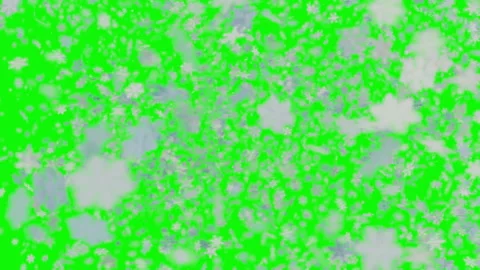 Snowflakes transition UHD green screen alpha channel Stockbeeldmateriaal 167099552