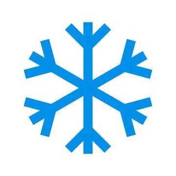 Snowflakes. Vector icons about winter. Stock Illustration