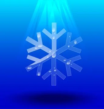 Snowflakes vector Stock Illustration