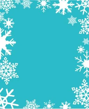 Snowflakes vector illustration Stock Illustration