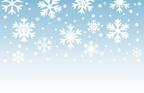 Snowflakes winter background. Vector illustration. Stock Illustration