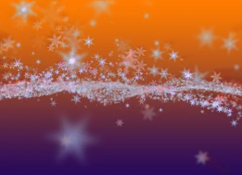 Snowflakes winter field cloud background. Happy new year, Christmas theme blu 스톡 일러스트