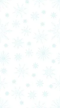 Snowflakes winter vertical seamless pattern illustration Stock Illustration