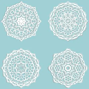 Snowflakes1 Stock Illustration