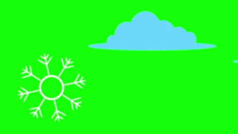 Snowflorer Dynamic Motion Graphic Overlay Video stock 341586656