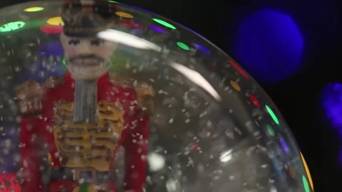 Snowglobe - closeup Stock Footage 323246552