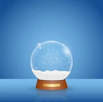 Snowglobe Illustration Stock Illustration