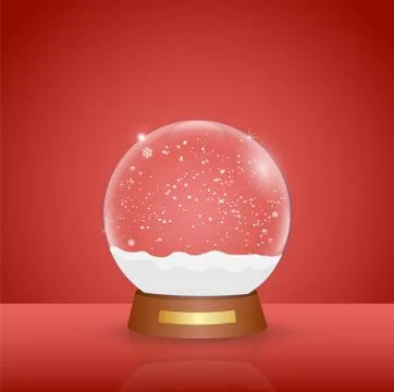 Snowglobe Illustration Stock Illustration