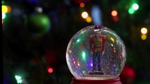 Snowglobe - slow Stock Footage 323246558