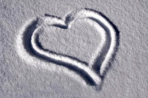 Snowheart Stock Photos