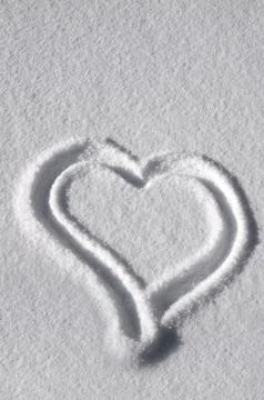 Snowheart Stock Photos