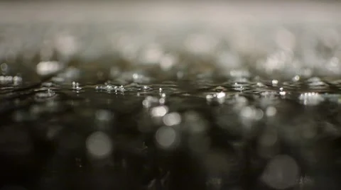 Snowing and melting Stock Footage 46400321