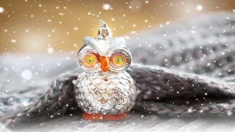 Snowing Christmas background Stock-Footage 70375854