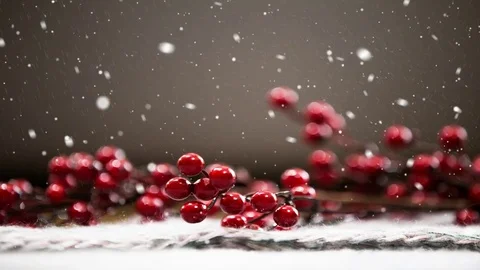 Snowing Christmas background Stock Footage 70376037