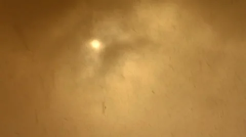 Snowing on dark cloudy sky timelapse Stock Footage 2872973