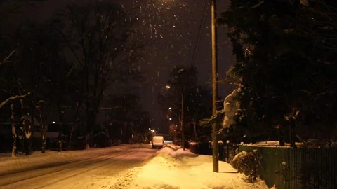 Snowing Stock Footage 102623629