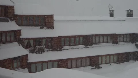 Snowing Stock Footage 136892970