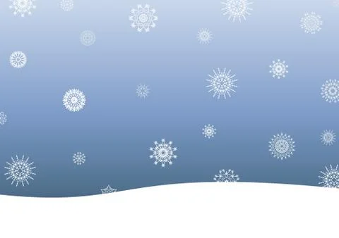 Snowing Stock Illustration