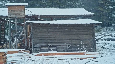 Snowing in a Sawmill 5 Видео 134305087